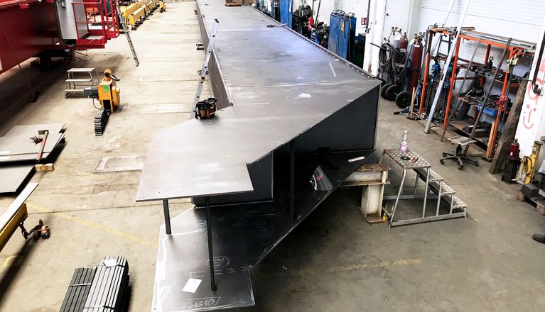 Production of crane in Berlin